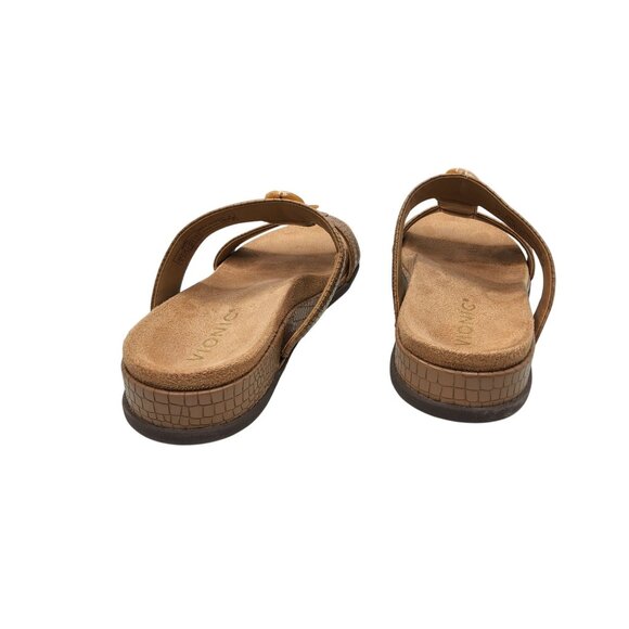 Vionic Womens Serra T-Strap Slip On Sandals - Picture 5 of 7